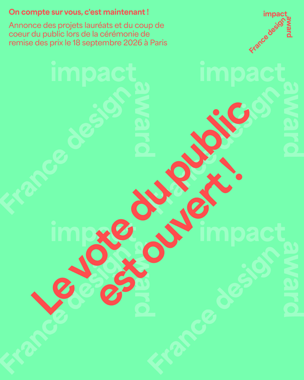 37 Degrés nommé au France Design Impact Award 2026